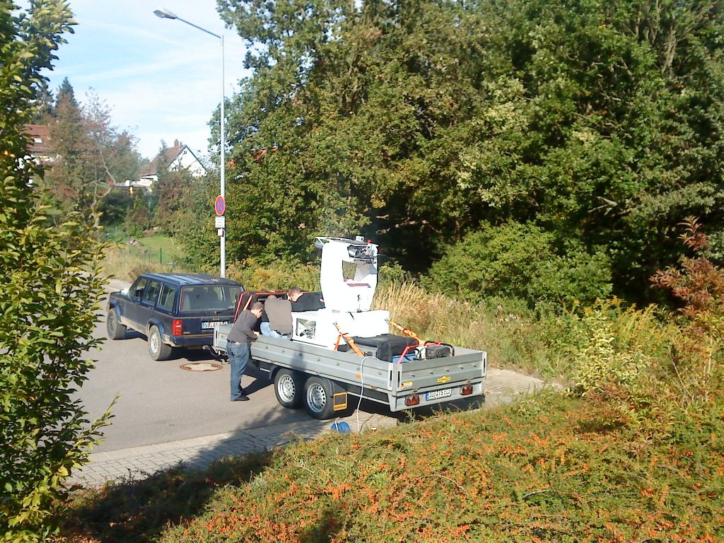 iIPSC-GP40 test on Trailer with dynamical excitation