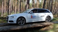 iMAR ADAS Testing Car at Testing Range in  Horstwalde / Germany (during Audi Test Session)